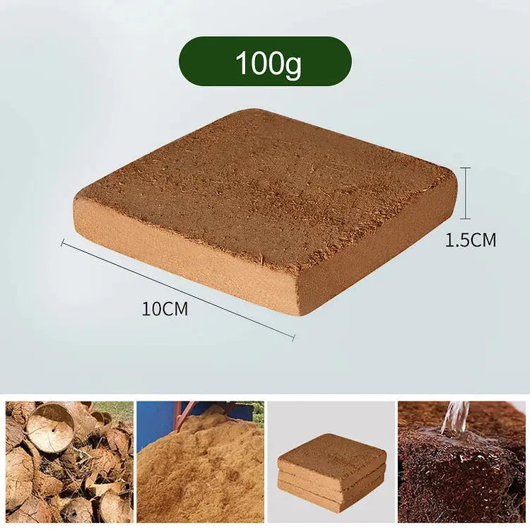 CocoBrick™ - Organic Coconut Coir for Plants