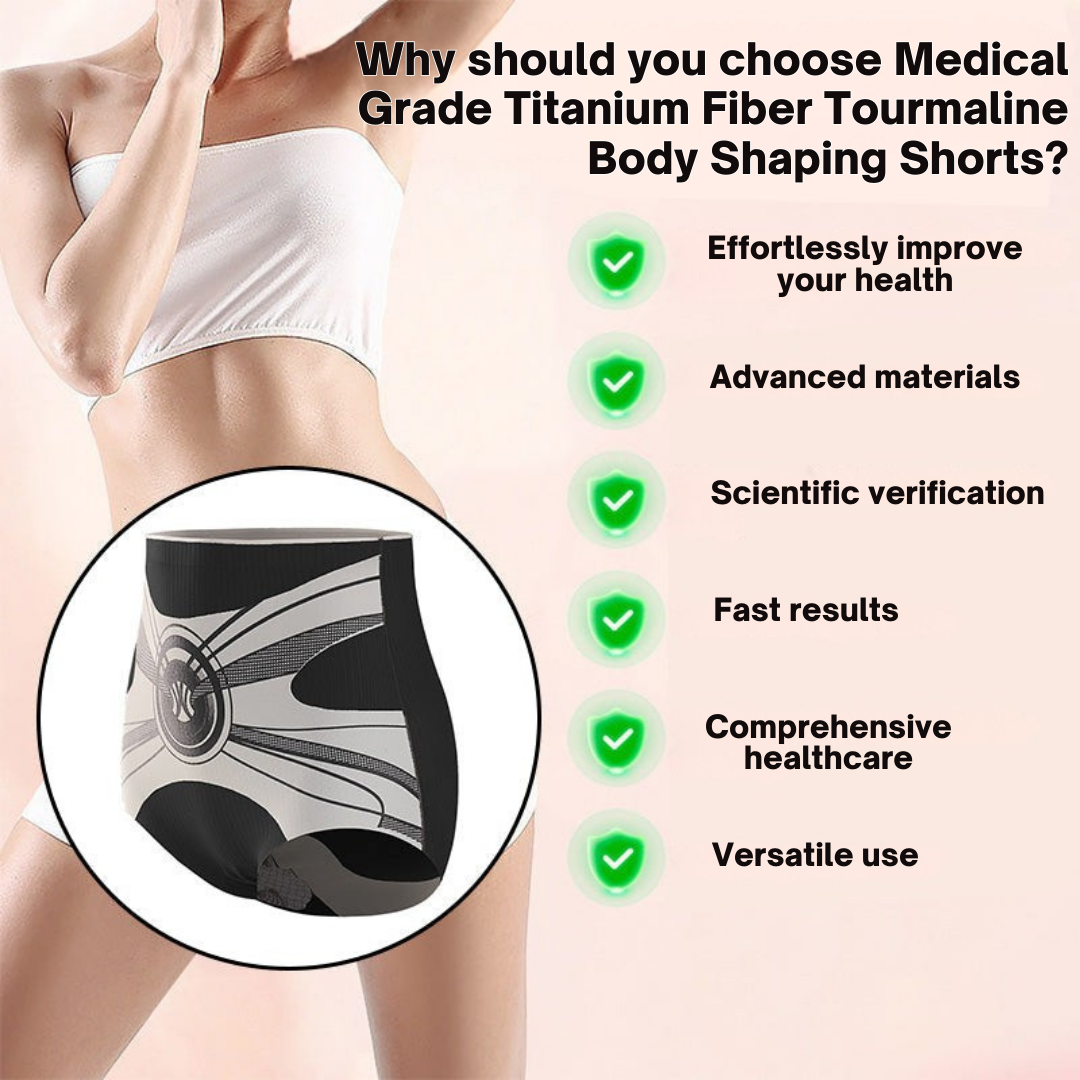 Medical Grade Titanium Fiber Tourmaline Shaping Shorts