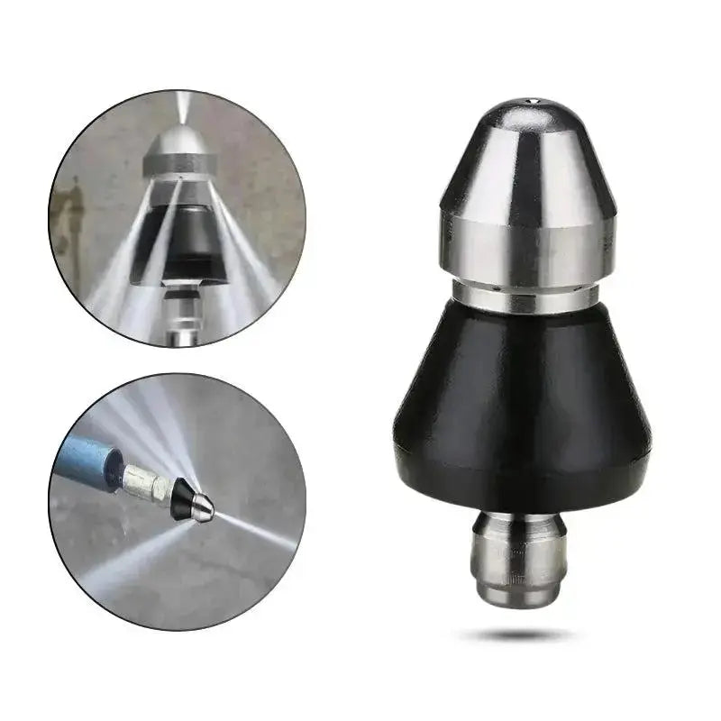 Drain cleaner nozzle for high-pressure cleaners – remove blockages in seconds