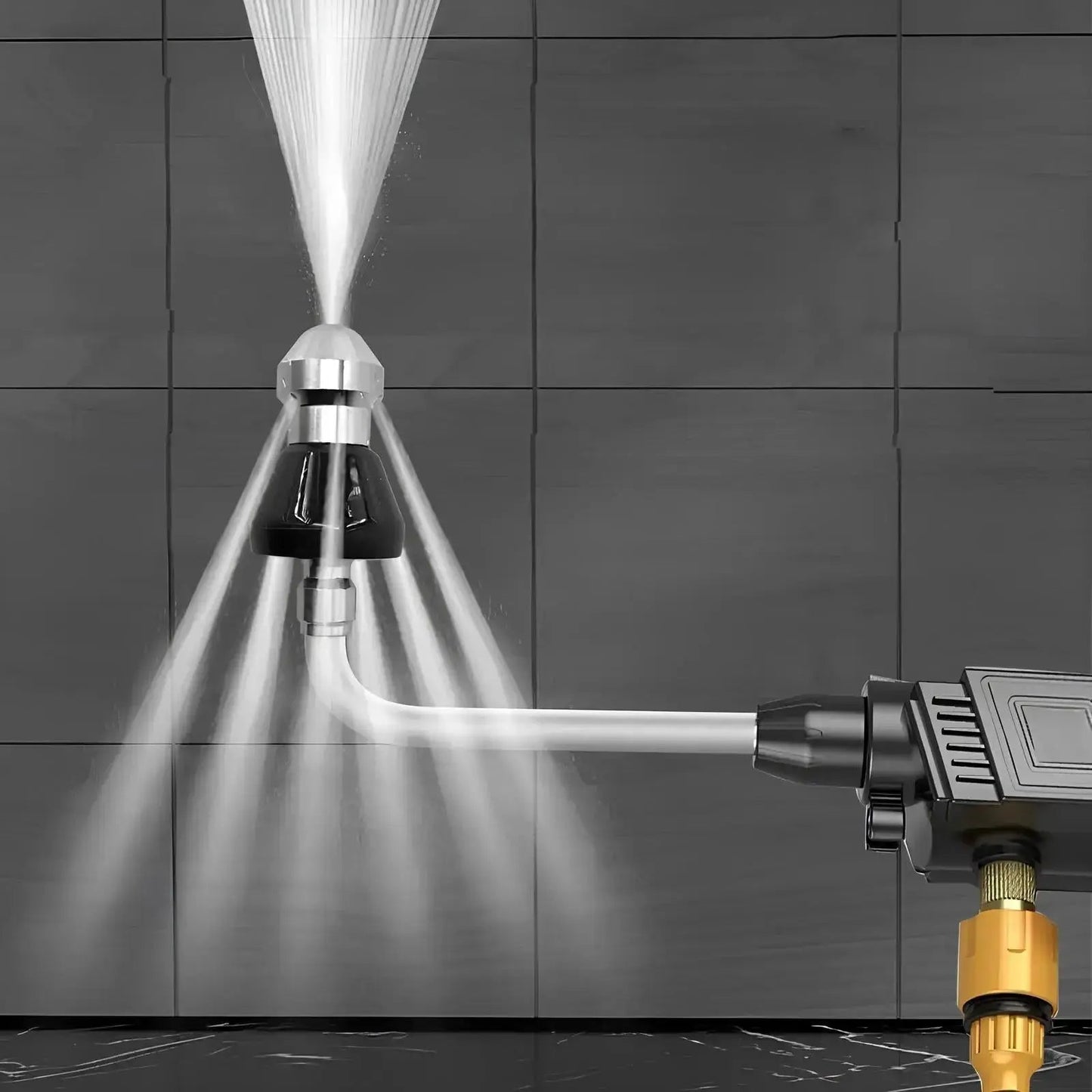 Drain cleaner nozzle for high-pressure cleaners – remove blockages in seconds