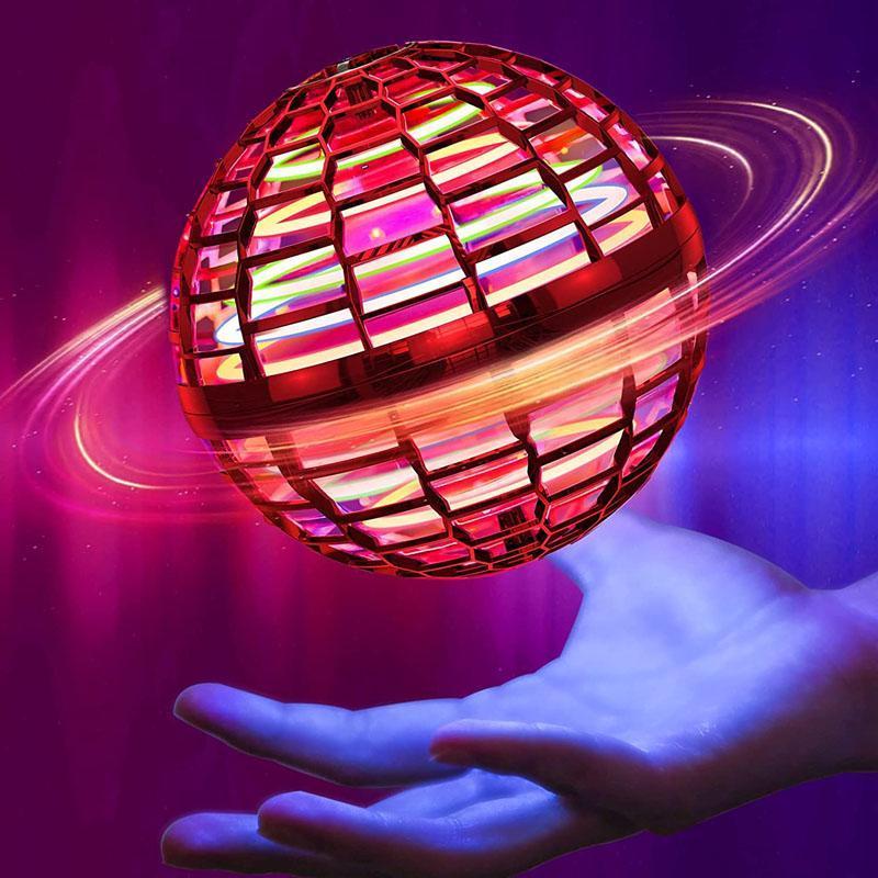 Luminous flying ball for fun and interactive games
