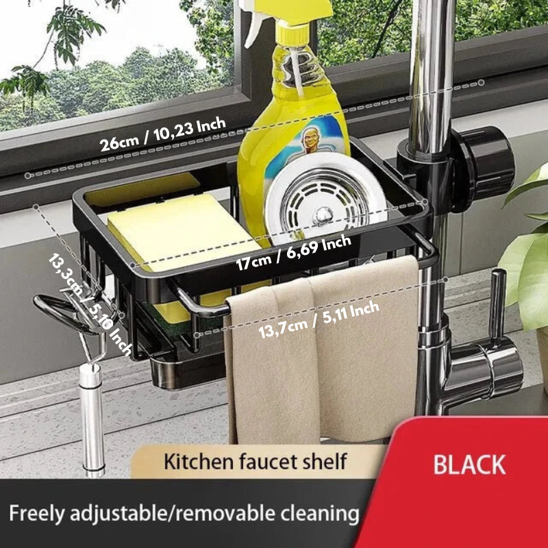 Aluminum Sink Organizer - Keep Your Space Clean