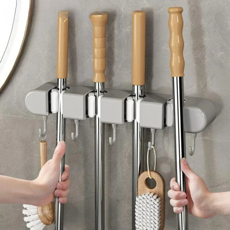 Multi-purpose wall mount for household tools