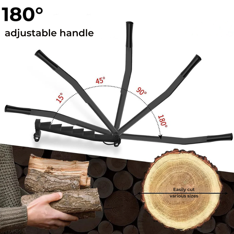 LogMaster™ Wall-Mounted Log Splitter