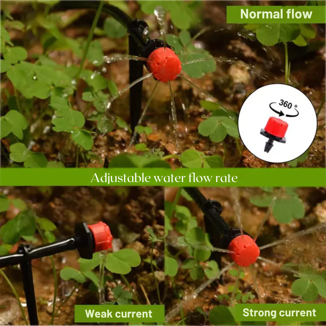 Water-saving drippers – For healthy plants without waste (100 pcs.)
