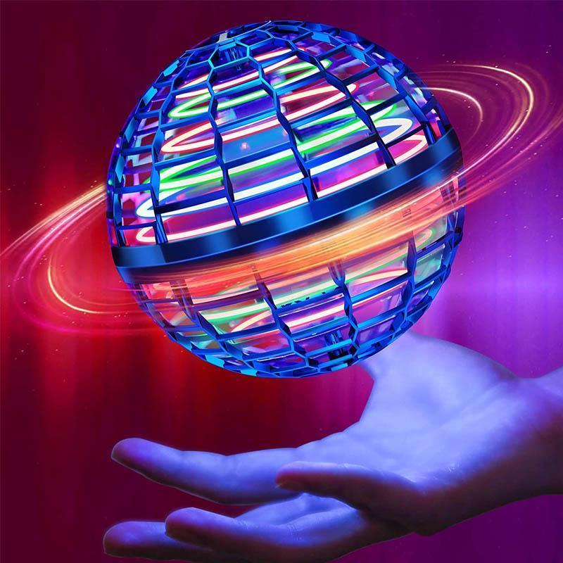 Luminous flying ball for fun and interactive games