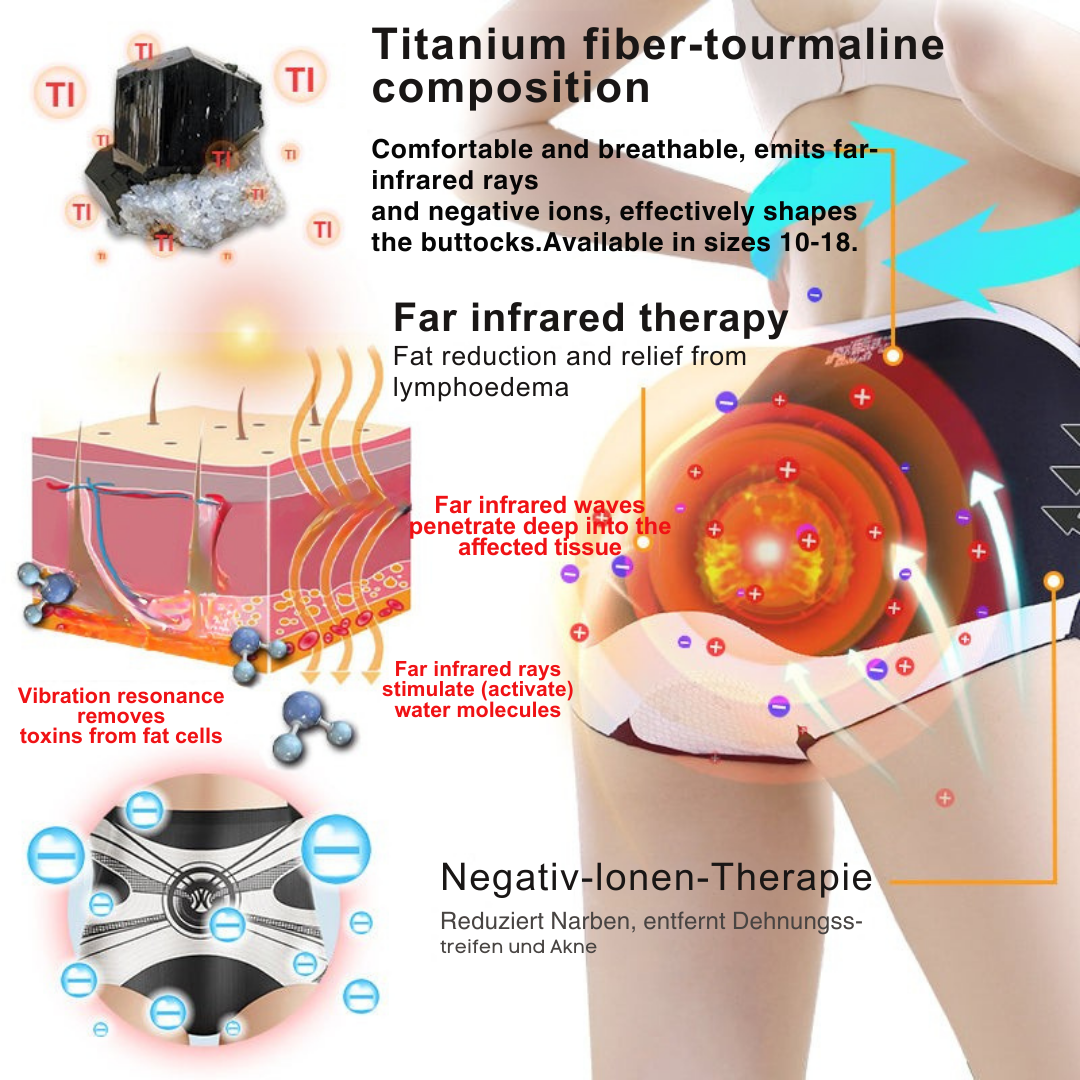 Medical Grade Titanium Fiber Tourmaline Shaping Shorts