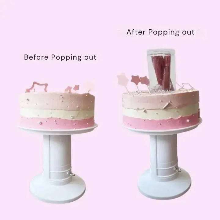 Surprise cake stands – magical reveals for your celebration!