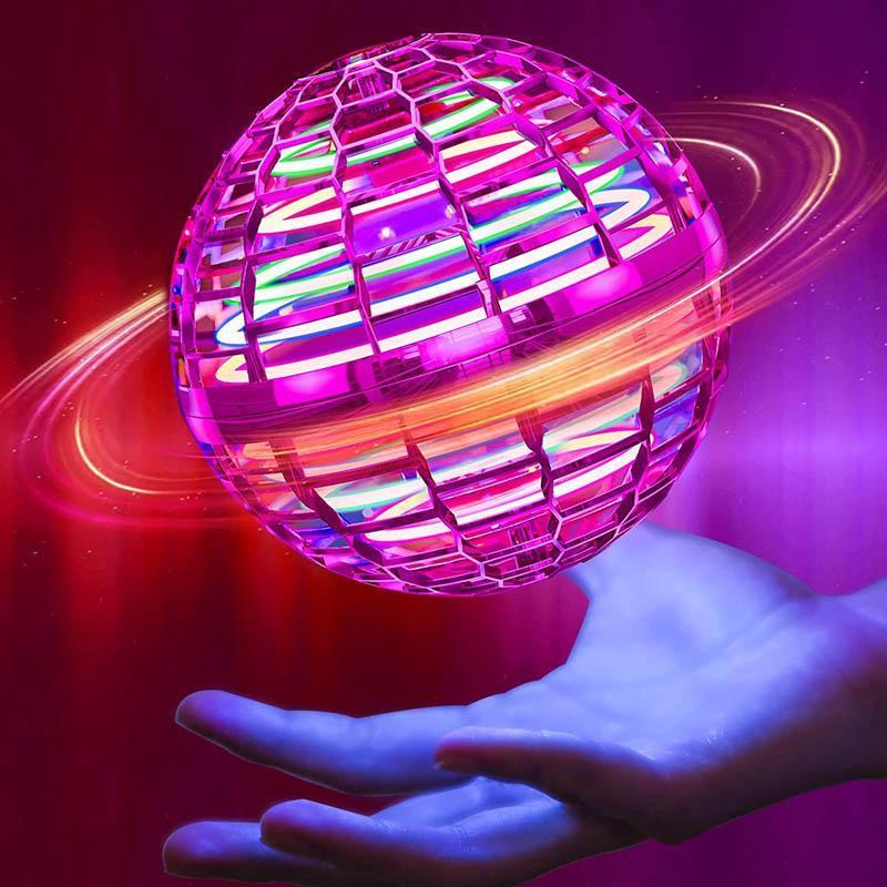 Luminous flying ball for fun and interactive games