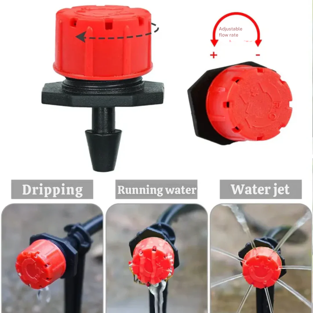 Water-saving drippers – For healthy plants without waste (100 pcs.)