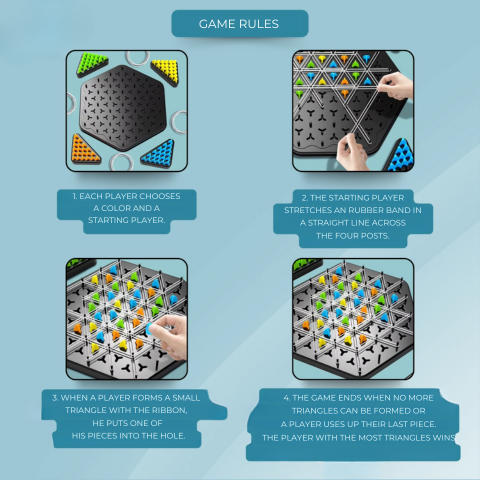 KnotLogic™ - Chain Triangle Chess Set