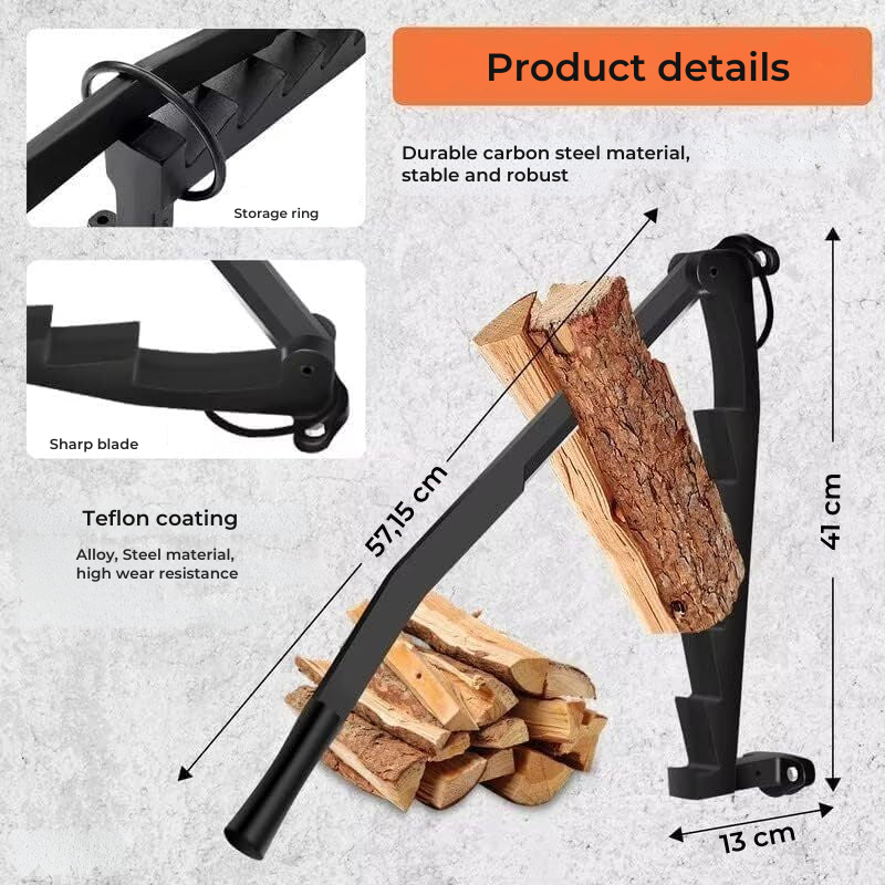LogMaster™ Wall-Mounted Log Splitter