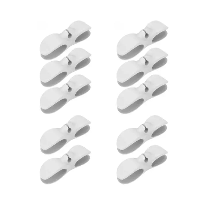 Self-adhesive cable organizer – For more order in everyday life (10 pcs)