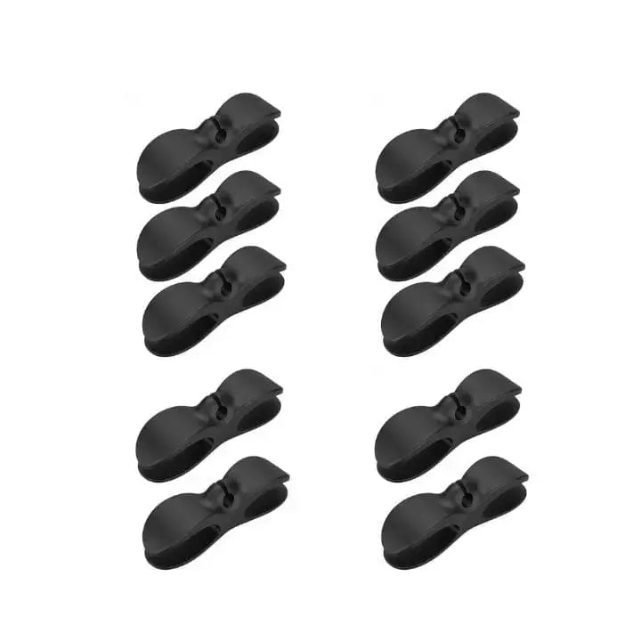 Self-adhesive cable organizer – For more order in everyday life (10 pcs)