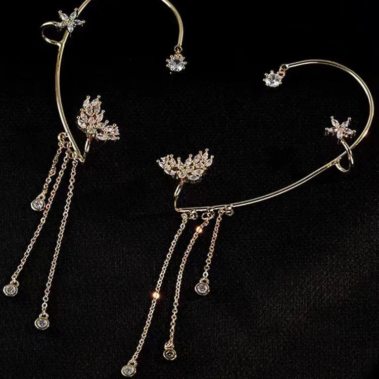 LumiStar – Shimmering Tassel Earrings