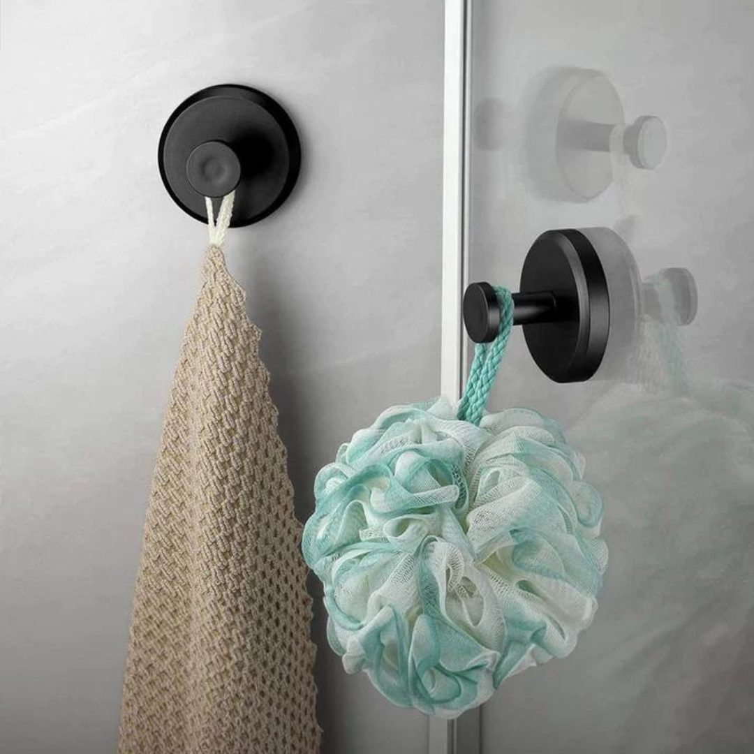 Ultra-adhesive suction cup hook, repositionable at will