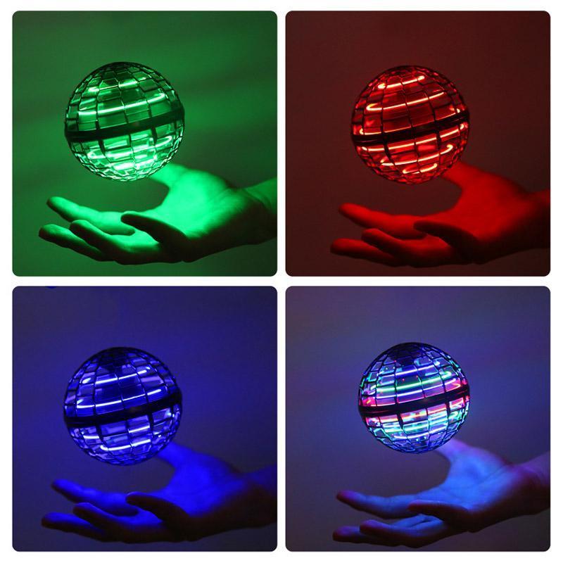 Luminous flying ball for fun and interactive games