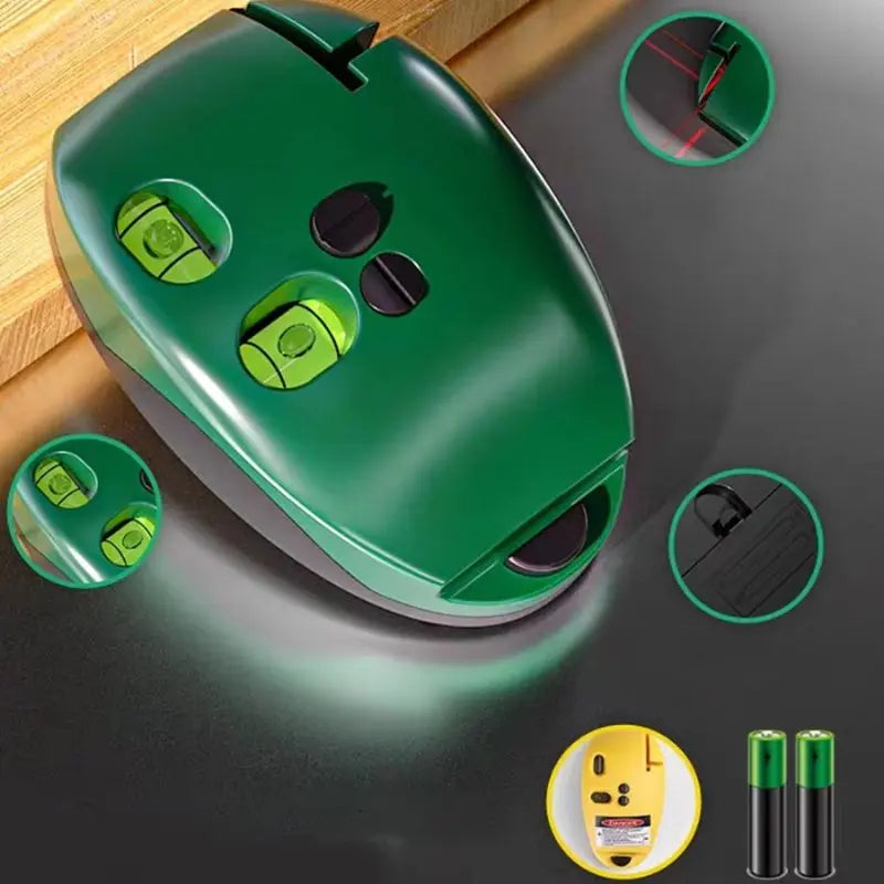 90° laser level for precise angles on walls and floors