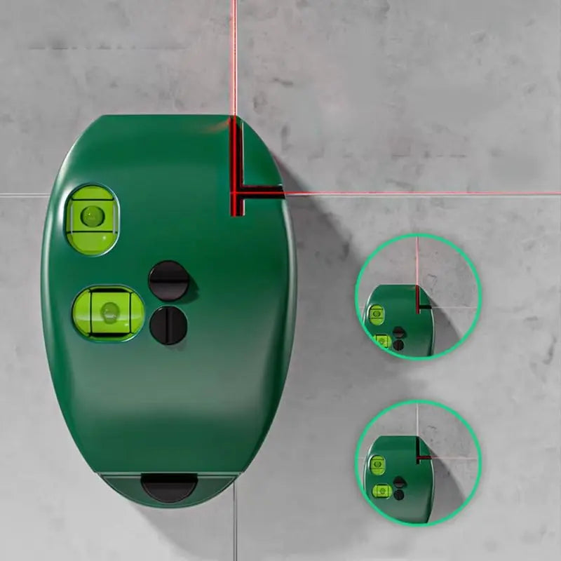 90° laser level for precise angles on walls and floors