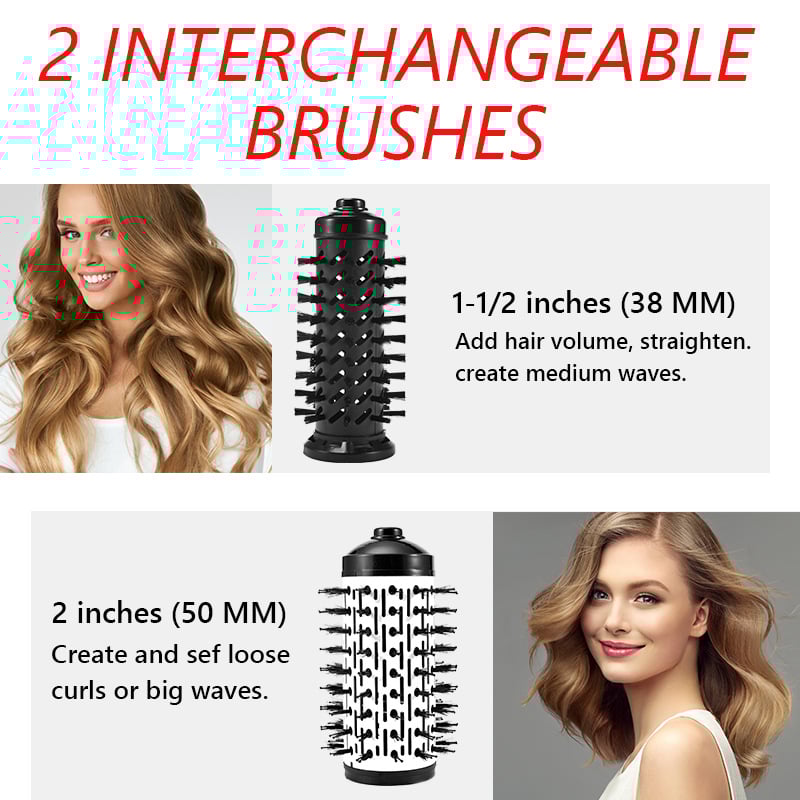 3-in-1 Rotating Hot Air-Hair Styler and Dryer