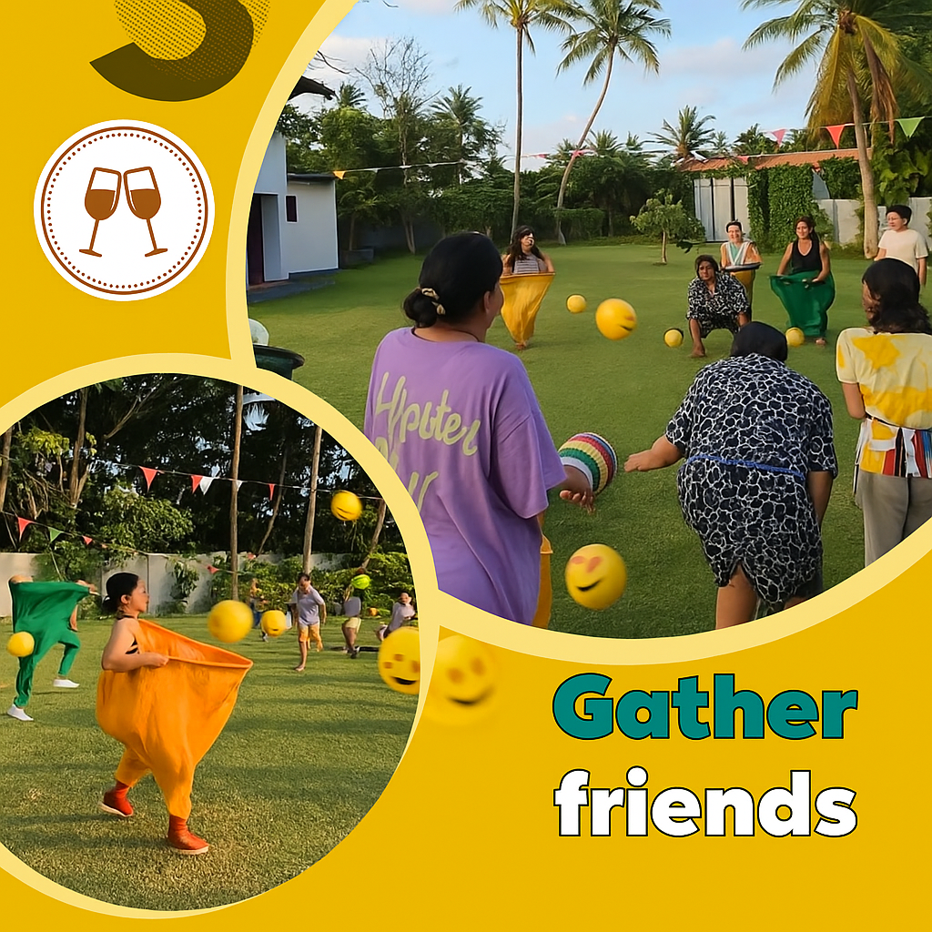 Giant Pants Outdoor Game Sets with Hopping Balls