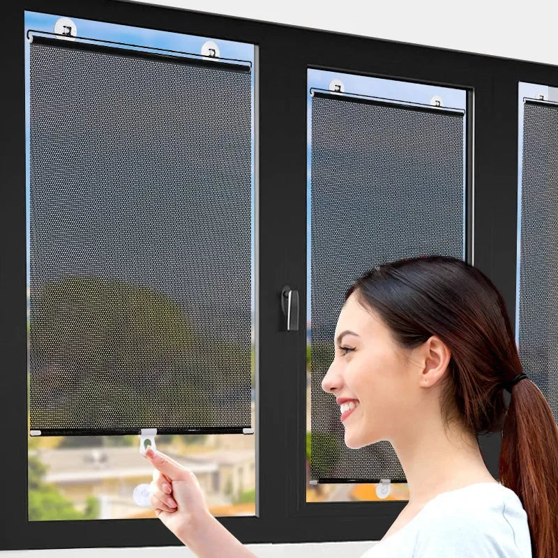 UV Protection Sunshade with Suction Cups Without Drilling