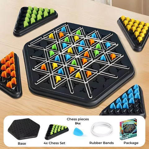 KnotLogic™ - Chain Triangle Chess Set