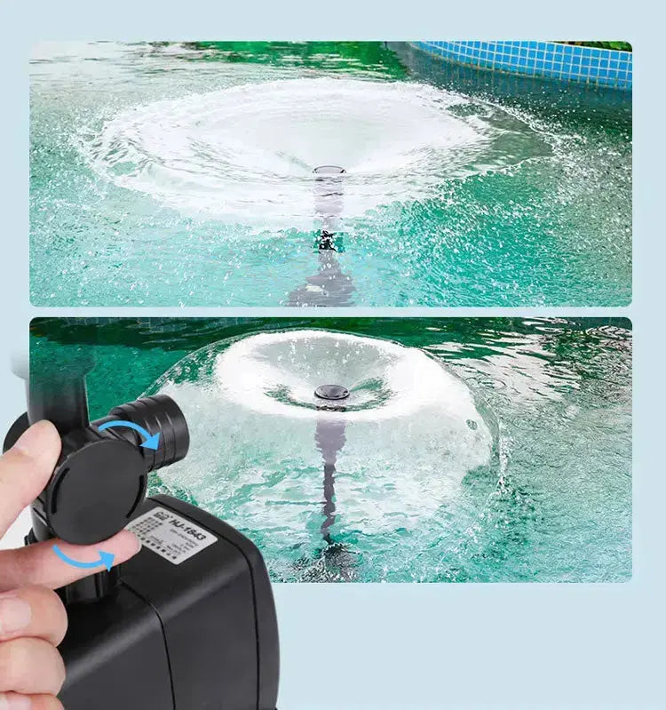 Versatile garden fountain pump – quiet operation & atmospheric water features
