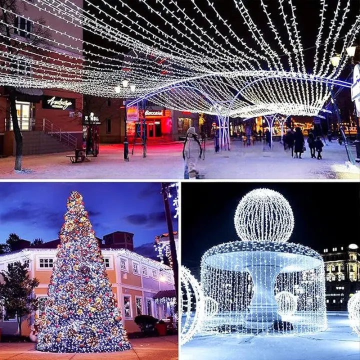 Enchanting LED firework light chain