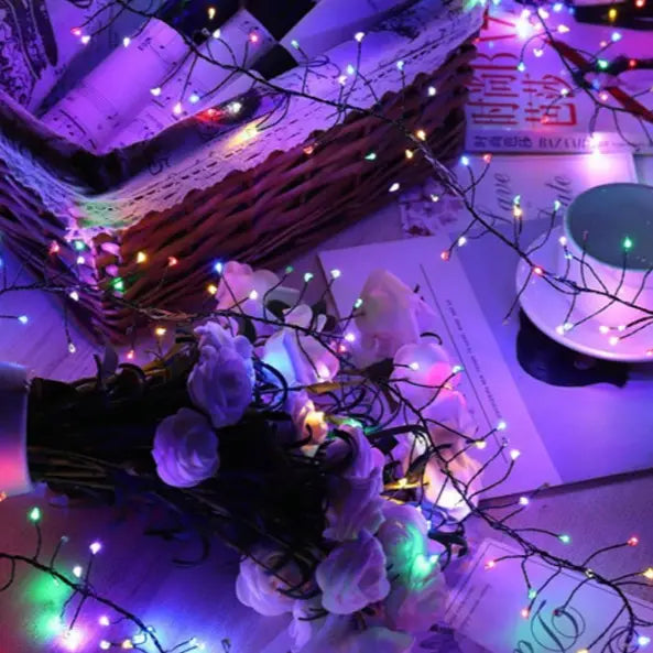 Enchanting LED firework light chain