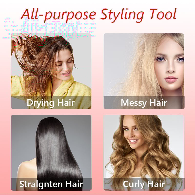 3-in-1 Rotating Hot Air-Hair Styler and Dryer