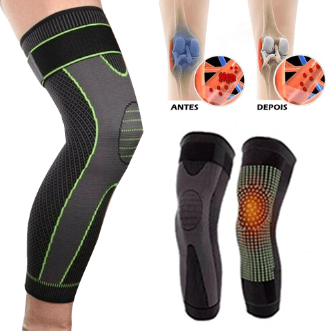 Self-heating knee brace: fast pain relief