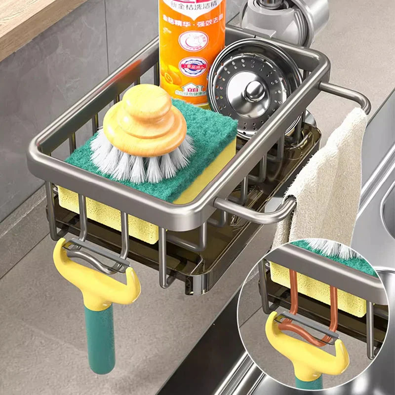 Aluminum Sink Organizer - Keep Your Space Clean