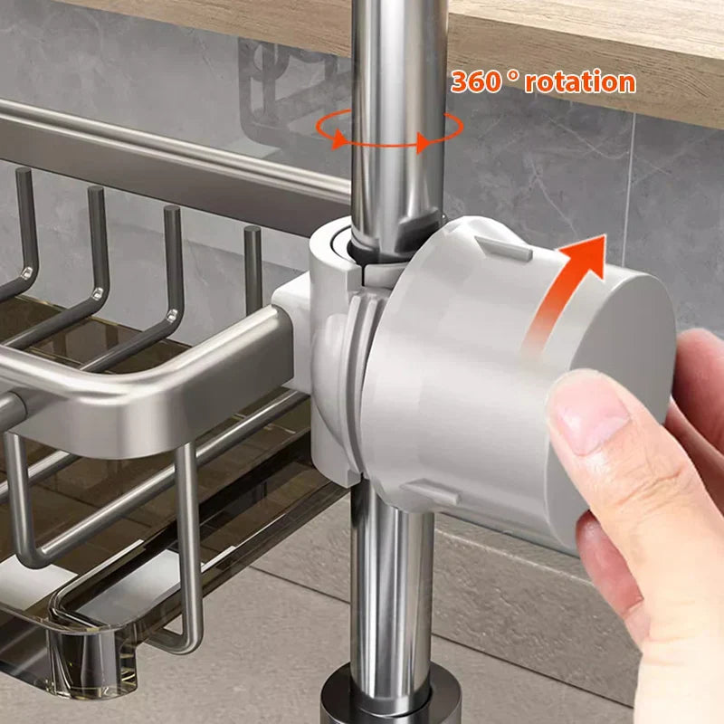 Aluminum Sink Organizer - Keep Your Space Clean