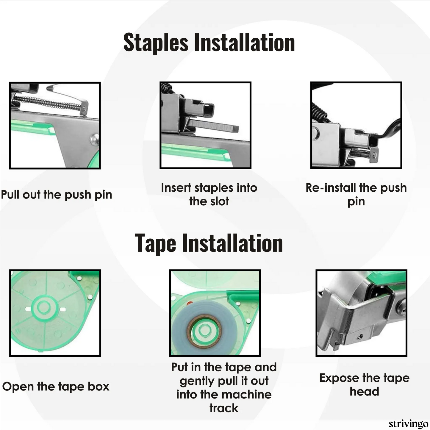 TieUp Plant Tying Machine | incl. 10 Rolls Of Tape