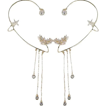 LumiStar – Shimmering Tassel Earrings