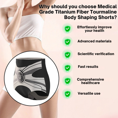 Medical Grade Titanium Fiber Tourmaline Shaping Shorts