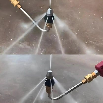 Drain cleaner nozzle for high-pressure cleaners – remove blockages in seconds