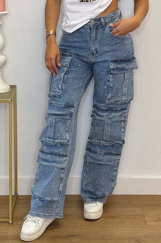 Rhinestone Jeans