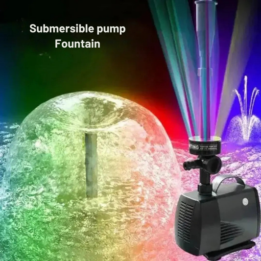 Versatile garden fountain pump – quiet operation & atmospheric water features