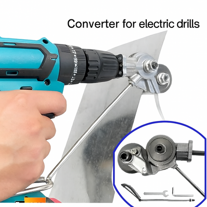Metal cutter for drills – Precisely cuts sheet metal, aluminum & plastic