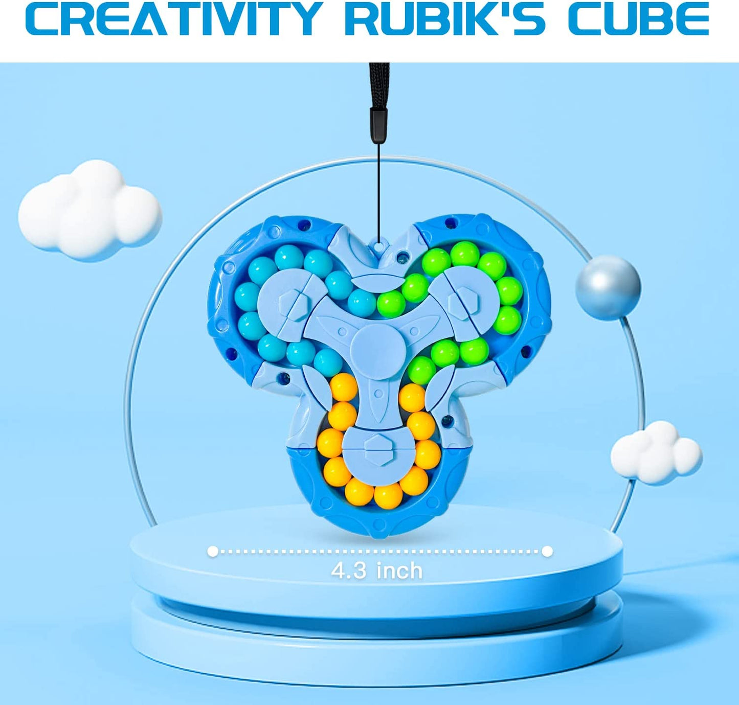 Puzzle Games Rotating Magic Bean for Adults and Kids