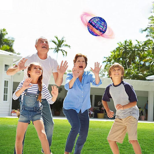 Luminous flying ball for fun and interactive games