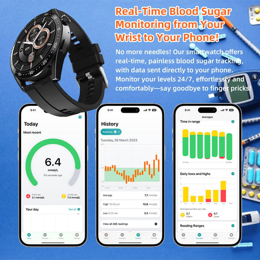 GlucoSync - Intelligent Health Monitoring Watch