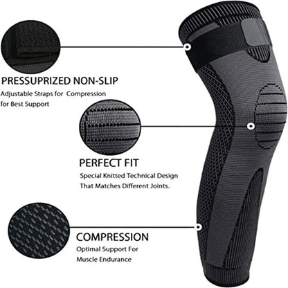 Self-heating knee brace: fast pain relief