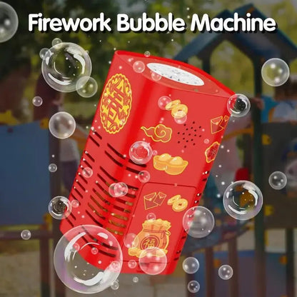 Illuminated bubble machine for magical moments