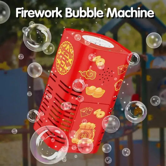Illuminated bubble machine for magical moments