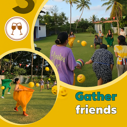 Giant Pants Outdoor Game Sets with Hopping Balls