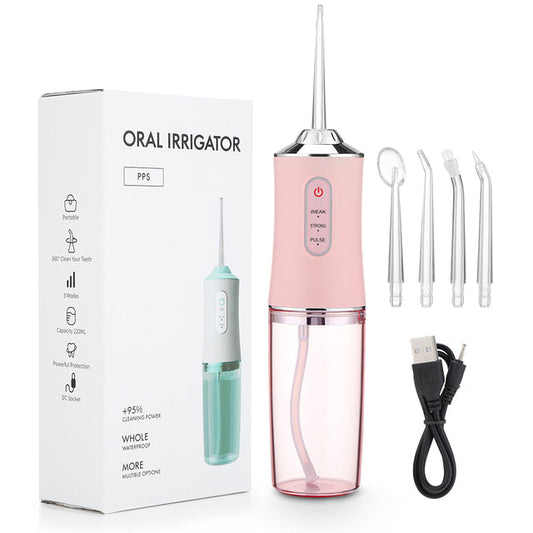 Rechargeable Oral Irrigator for Oral Cleaning - CleanJet