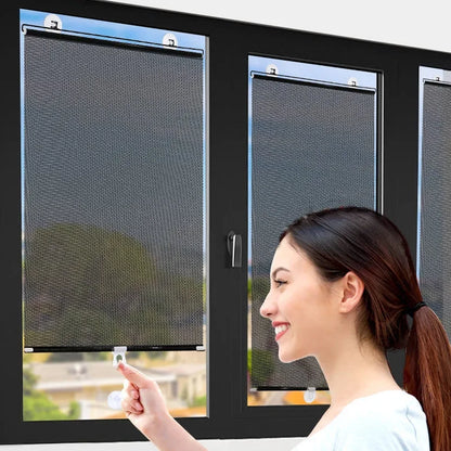 UV Protection Sunshade with Suction Cups Without Drilling